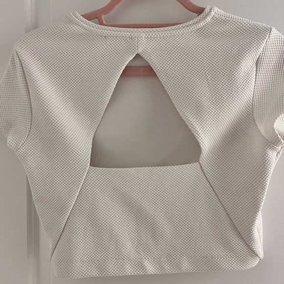 H&M Off White Crop Top Size 6 - Picture 8 of 11